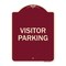 Signmission Reserved Parking Visitor Parking Heavy-Gauge Aluminum Architectural Sign, 24" x 18", BU-1824-23019 A-DES-BU-1824-23019 - alternate 1